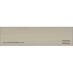 Acacia stained wood blinds 